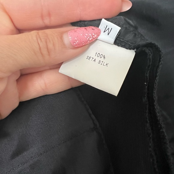 Golden Goose Silk Black Bermuda Shorts - Picture 4 of 7